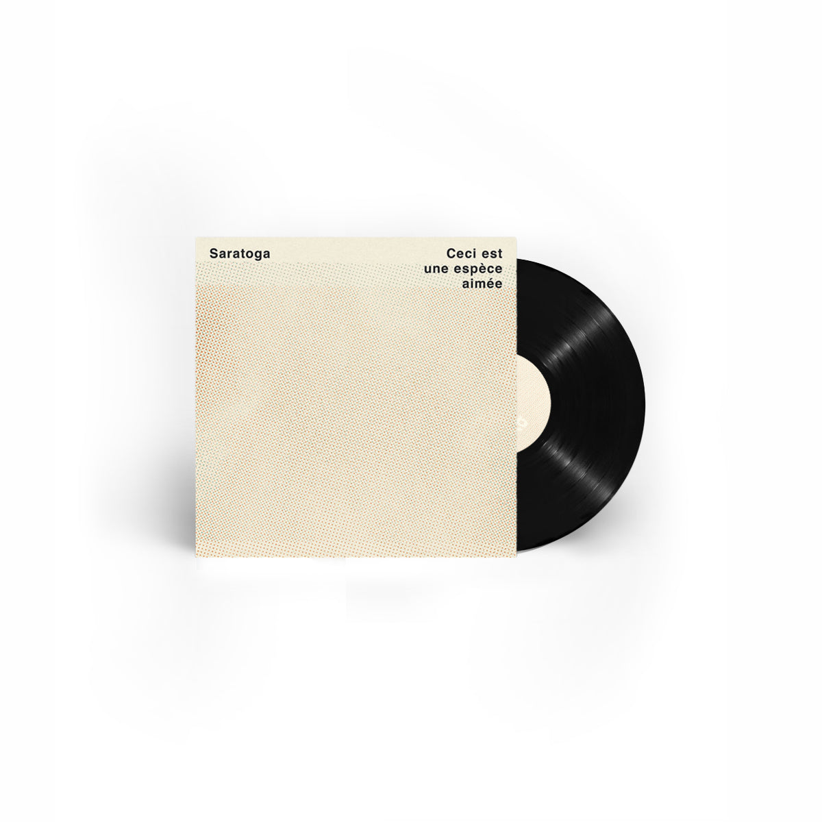 SARATOGA - CECI EST UNE ESPÈCE AIMÉE - LP + RECUEIL DE POÉSIE